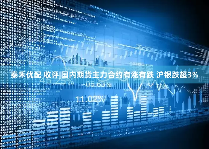 泰禾优配 收评|国内期货主力合约有涨有跌 沪银跌超3%